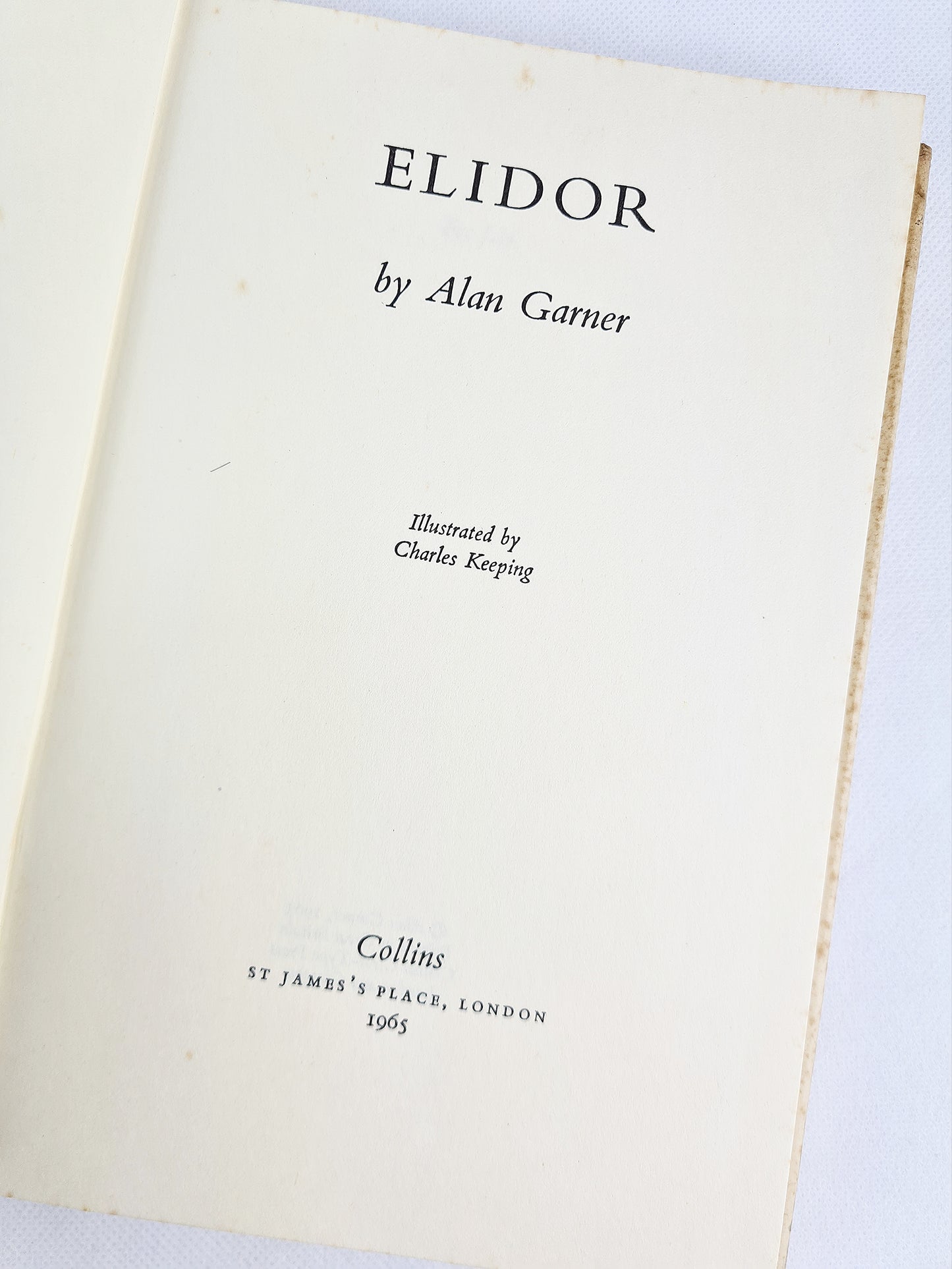 Elidor by Alan Garner, first edition published by Collins 1965