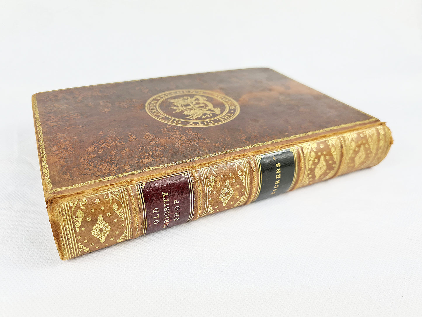 Antique Charles Dickens book, The Old Curiosity Shop 