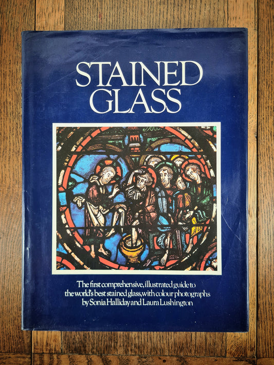 Large books on stained glass. Coffee table books 