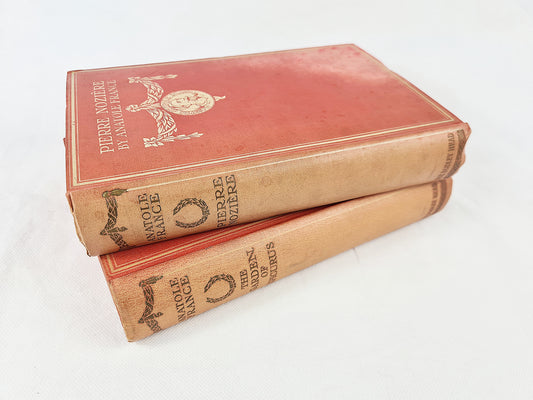 Two Volumes, The Garden Of Epicurus, Pierre Noziere, Anatole France