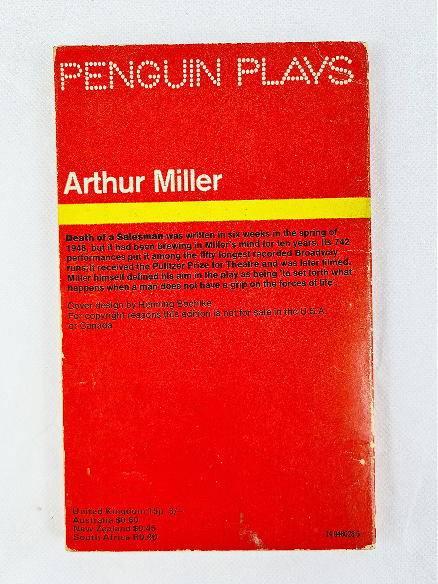 Death Of A Salesman, Arthur Miller