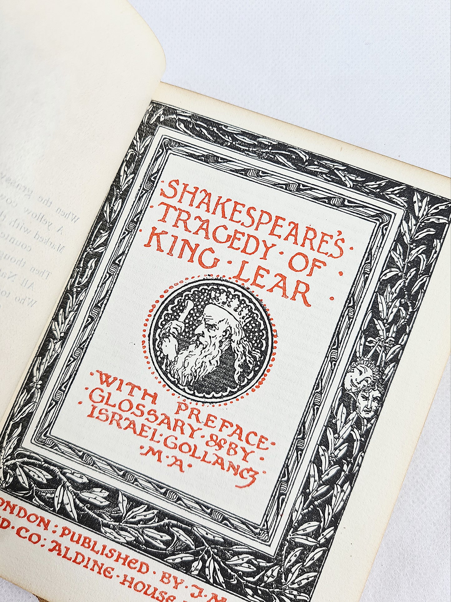 King Lear, William Shakespeare (a play)