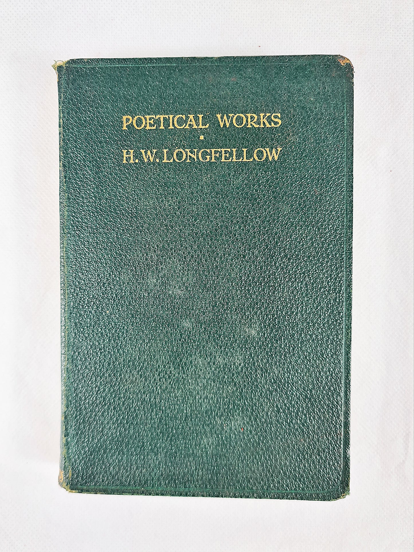 Poetical works of longfellow, antique poetry book