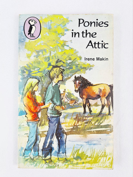 Ponies In the attic, vintage childrens book 