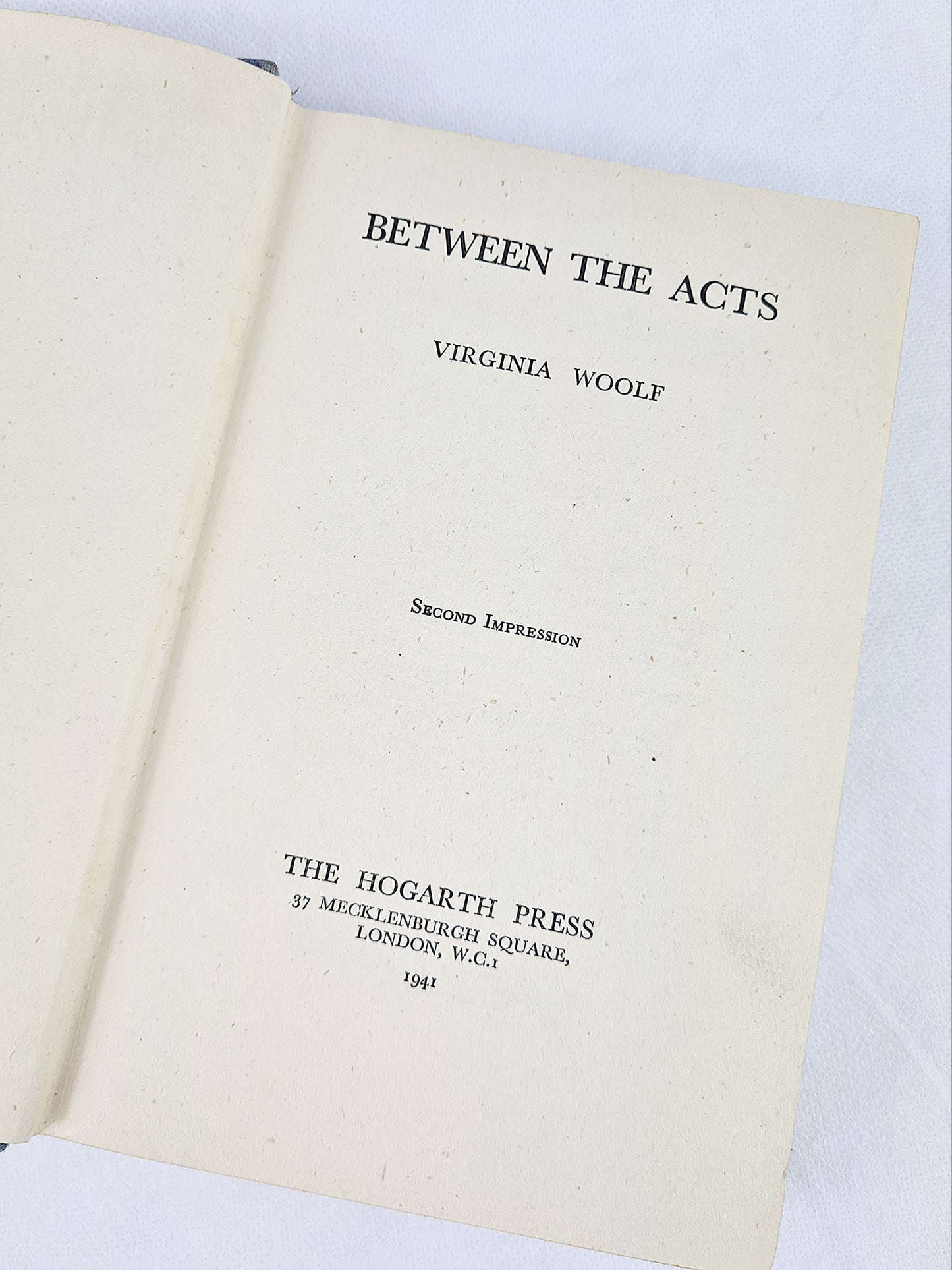 Between The Acts, Virginia Woolf (Second Edition)