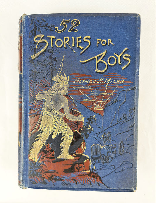 Decorative antique book, Stories For Boys 