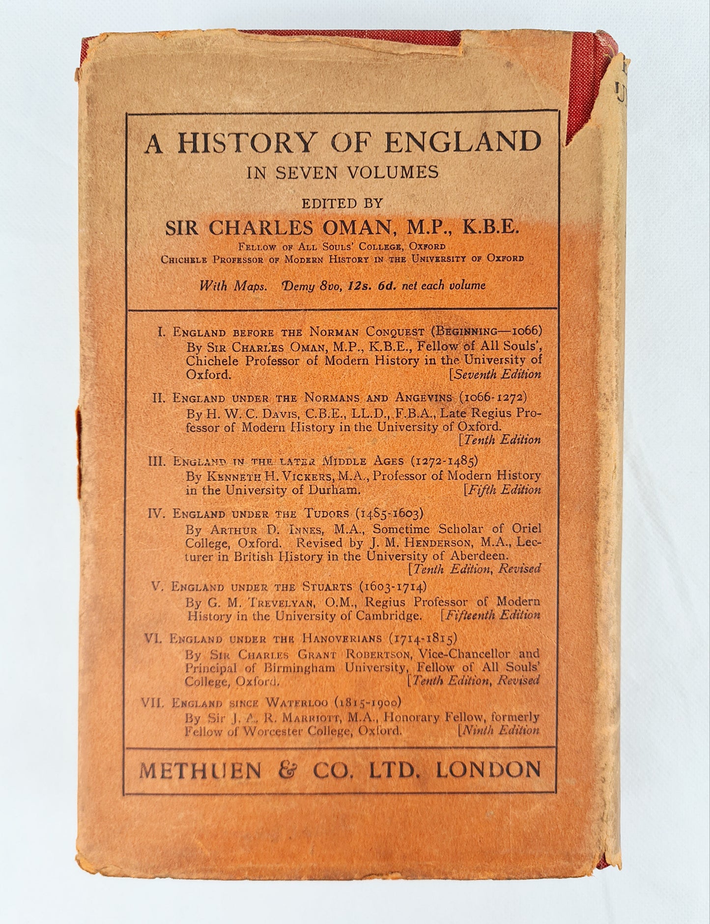England Under The Tudors By Arthur D. Innes – thevintagebookcompany