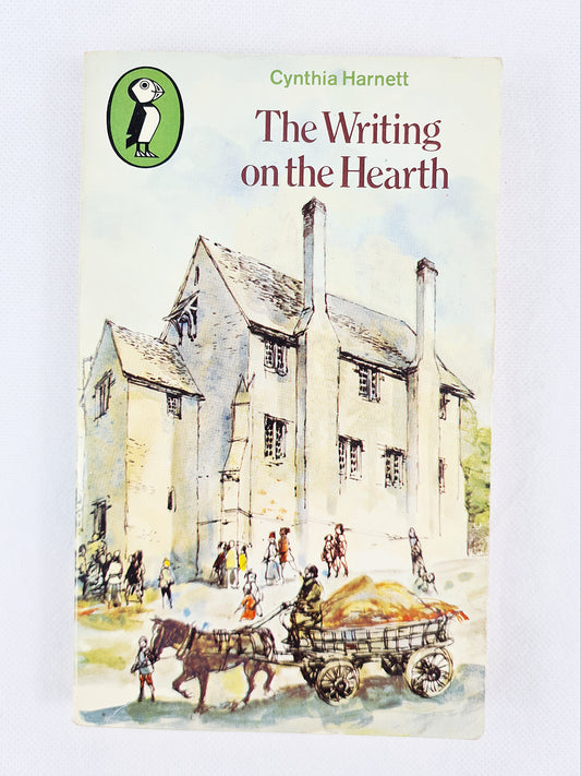 Vintage childrens book, the writing on the hearth 