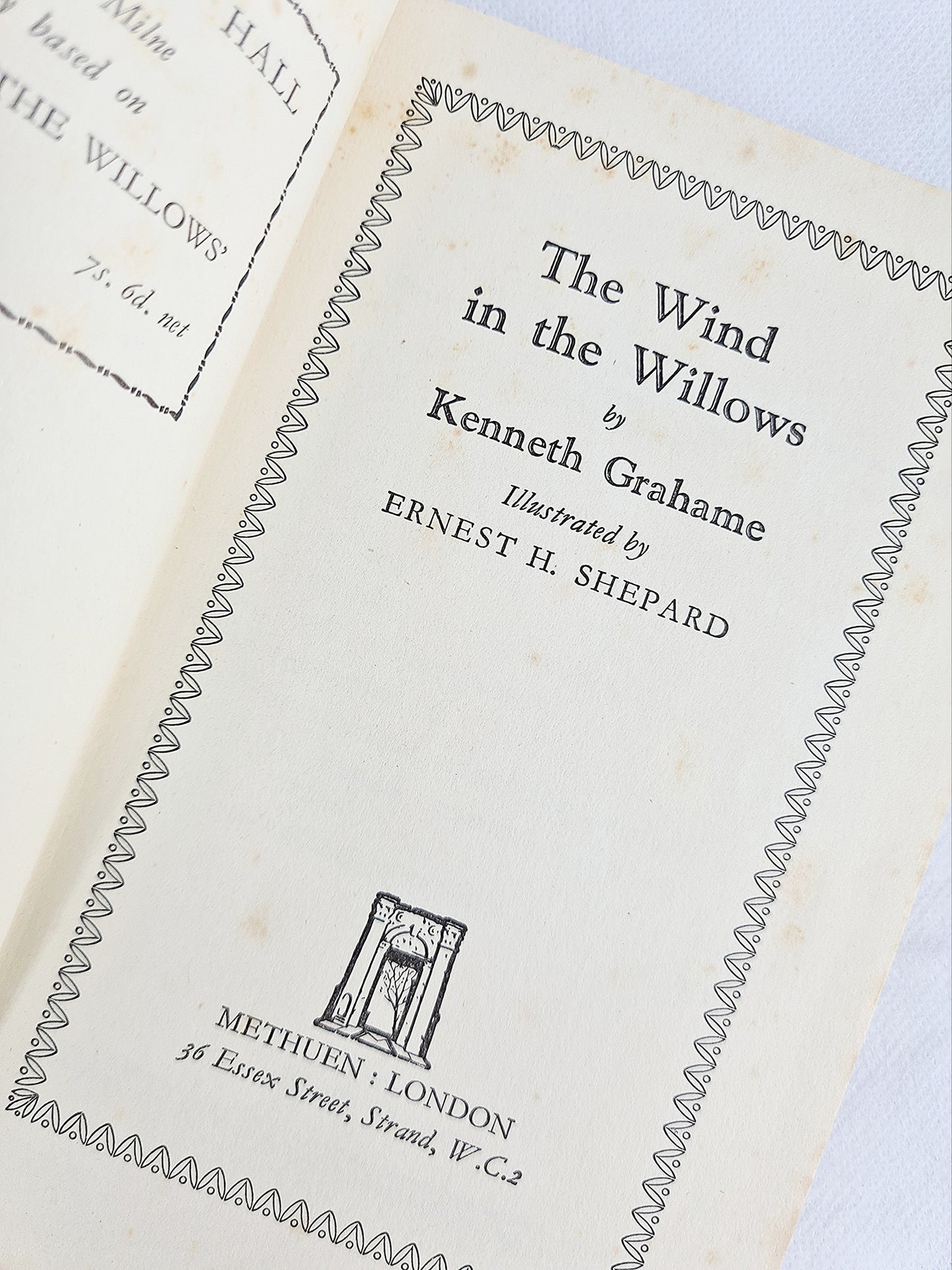 The Wind In The Willows, Kenneth Grahame. Illustrated By Ernest H. Shepard