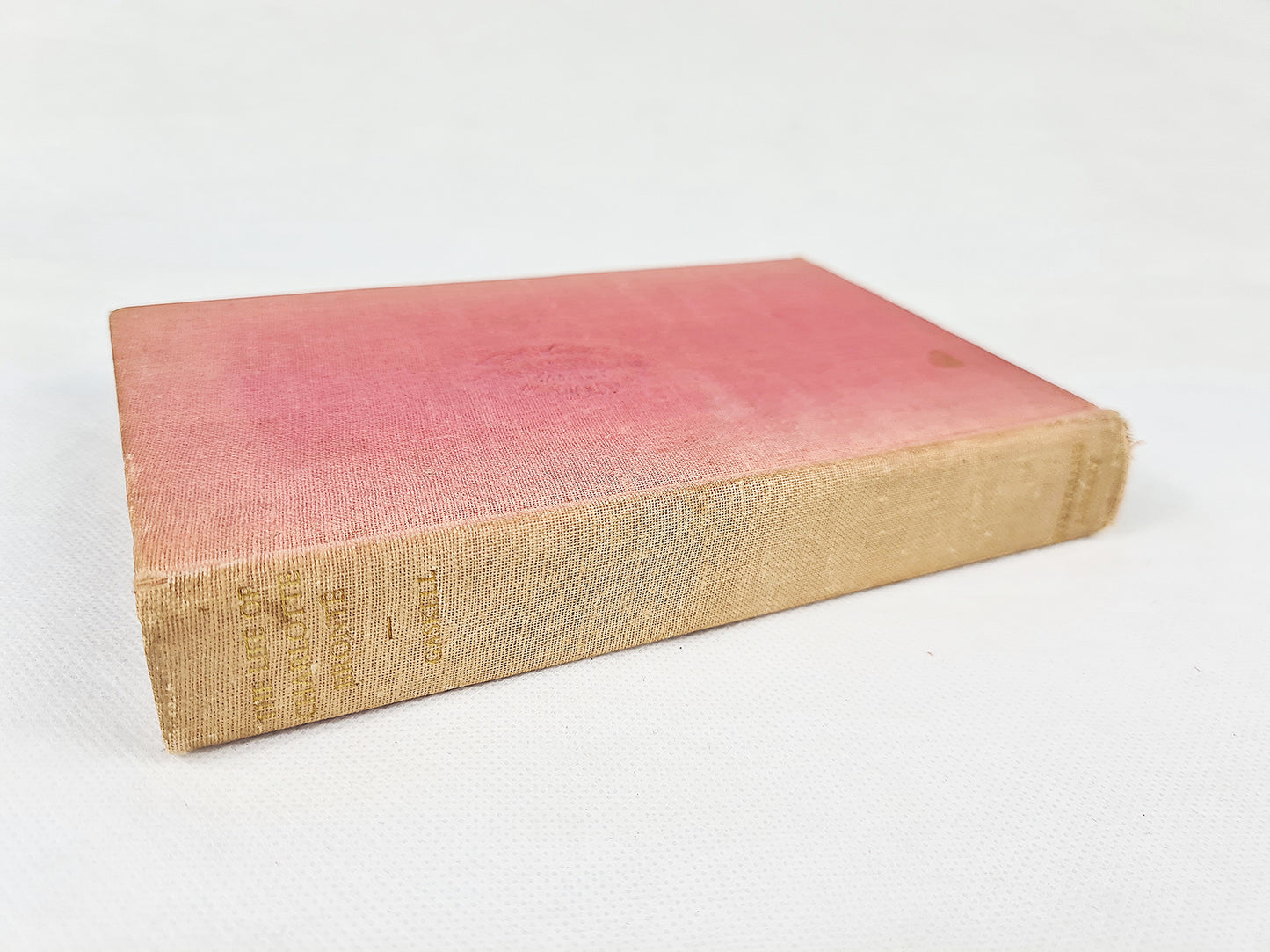 Pink antique book, The Life Of Charlotte Bronte