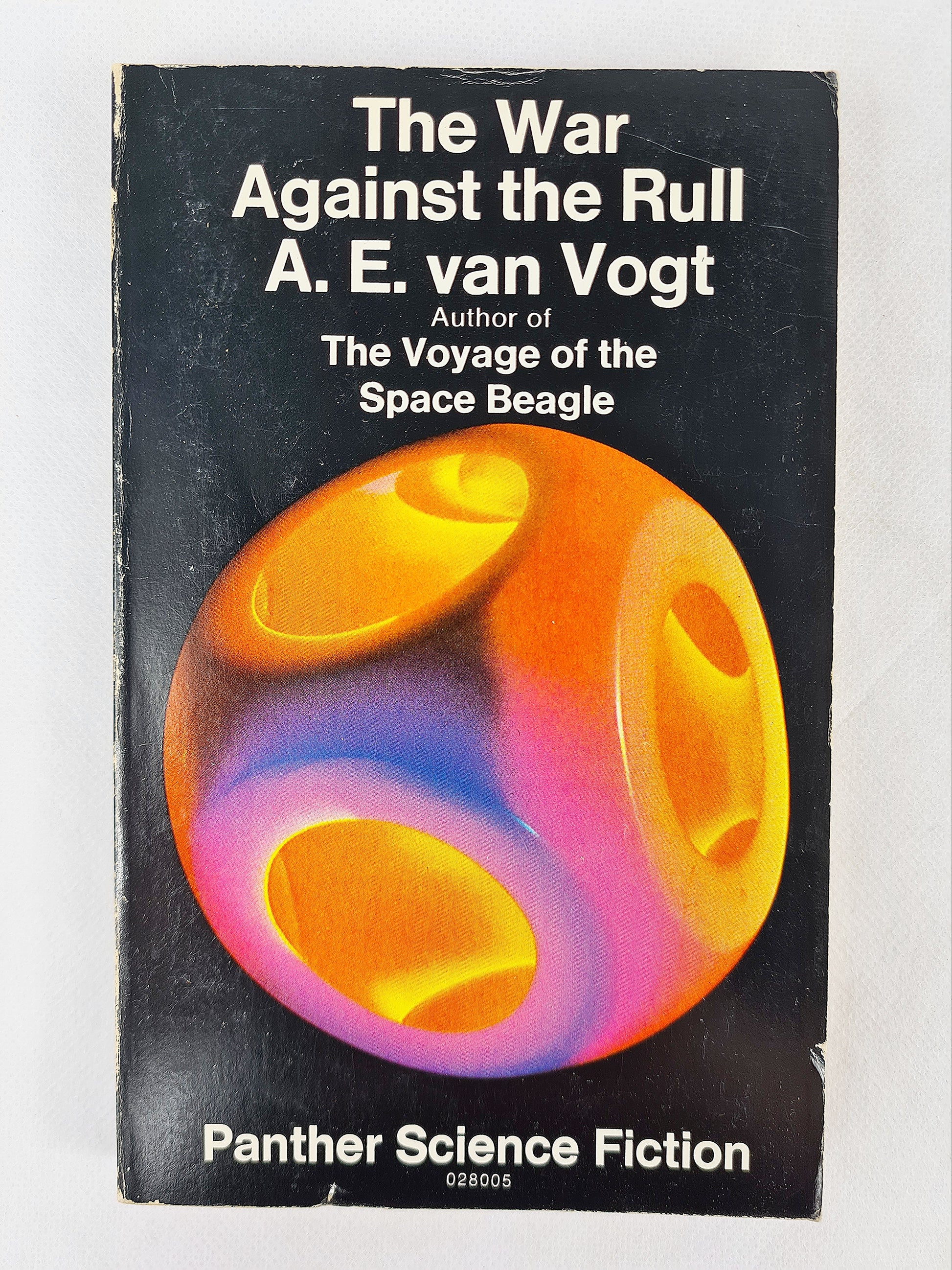 Vintage science fiction book with cool cover design