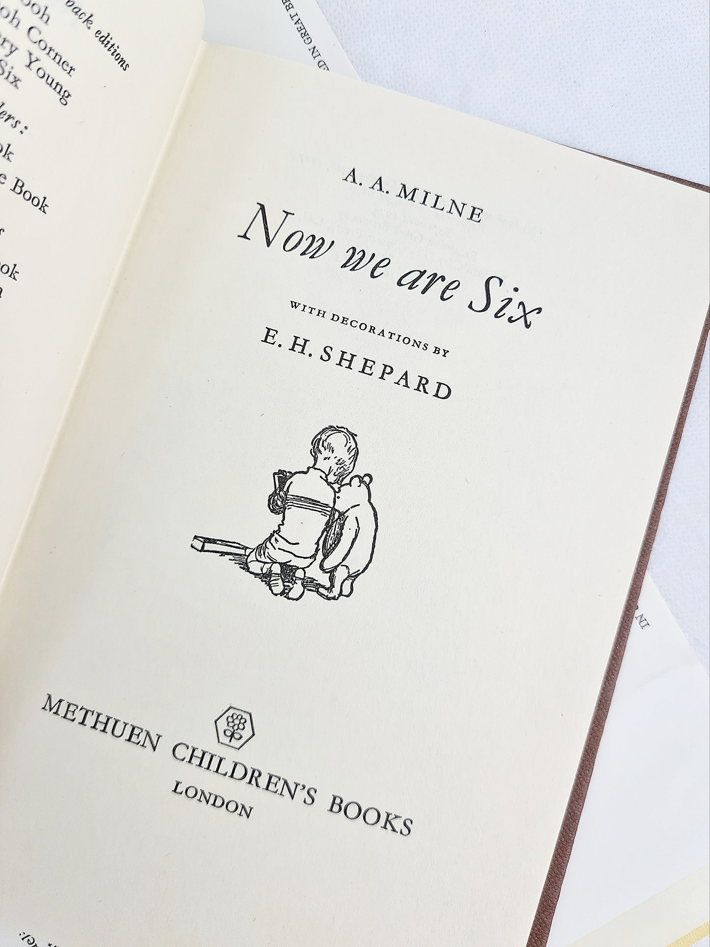 Now We Are Six, A.A Milne. Illustrated By Ernest Shepard