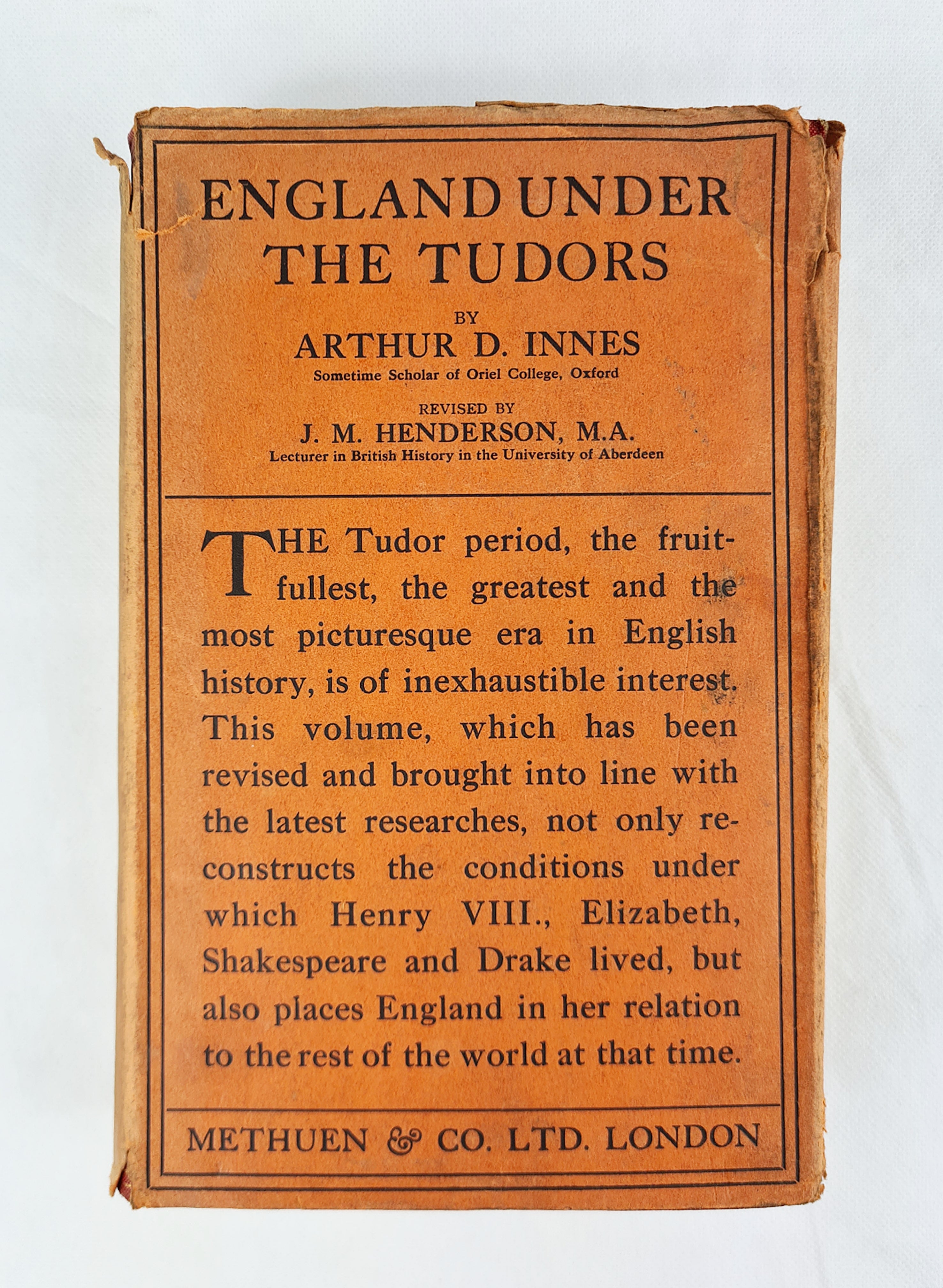 England Under The Tudors By Arthur D. Innes – thevintagebookcompany