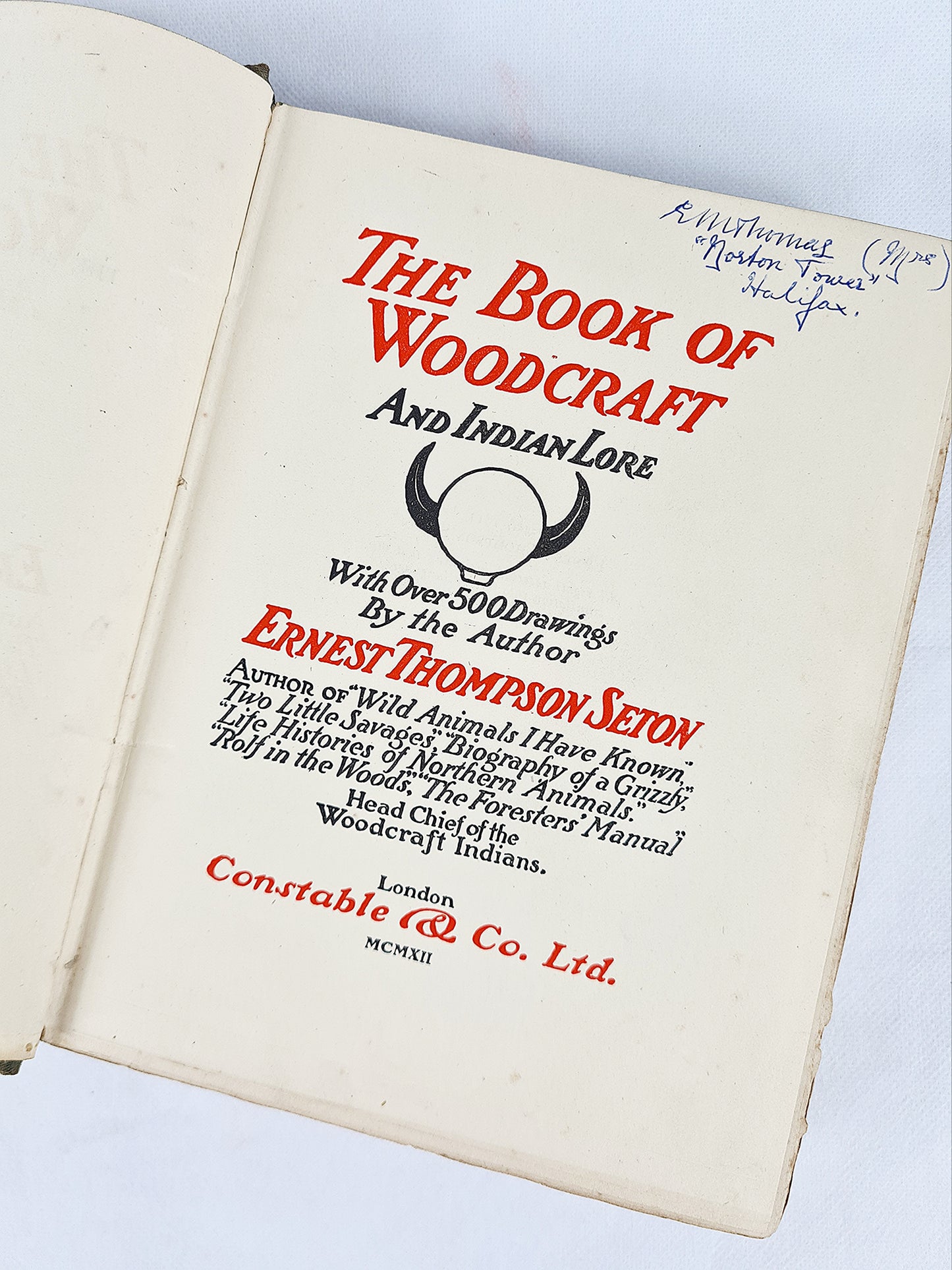 First Edition - The Book Of Woodcraft And Indian Lore, Ernest Thompson Seton