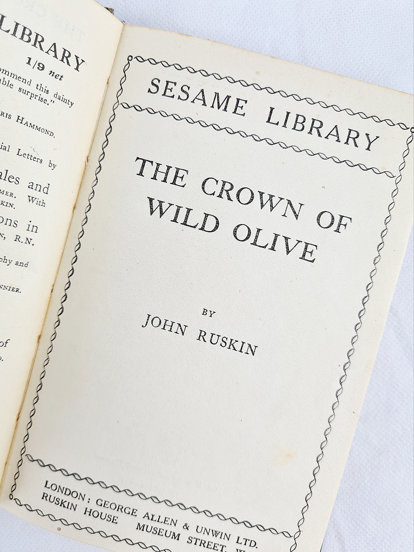 The Crown Of Wild Olive, John Ruskin