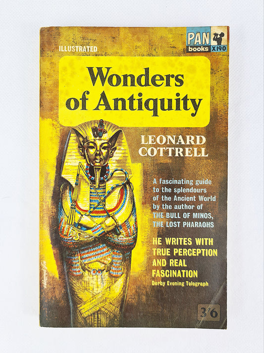 Wonders of antiquity, vinyage pan book