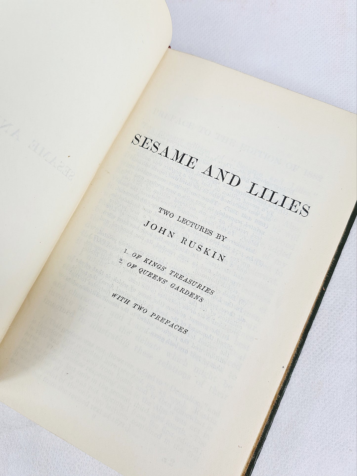 The Works Of John Ruskin, Sesame And Lilies, The Ethics Of The Dust