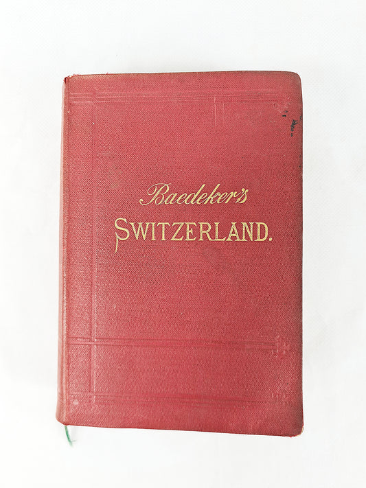 Baedekers Guide Books, Switzerland