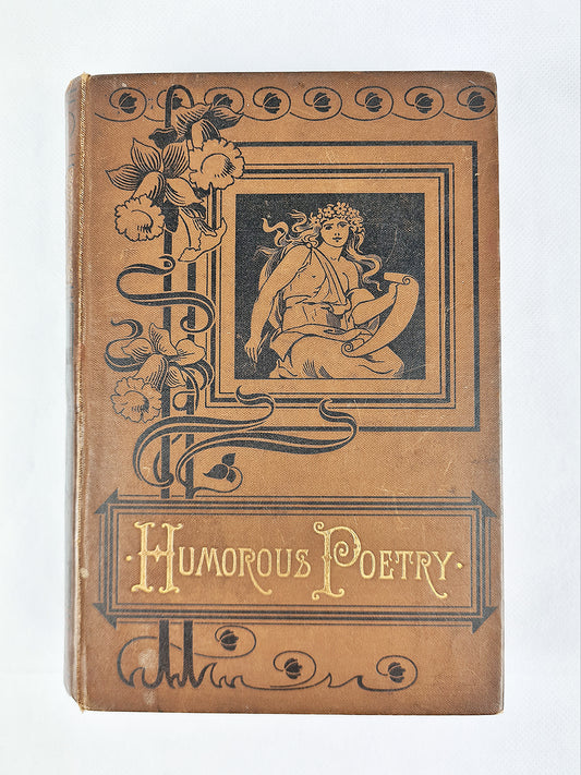 Decorative antique poetry book, Humorous poetry