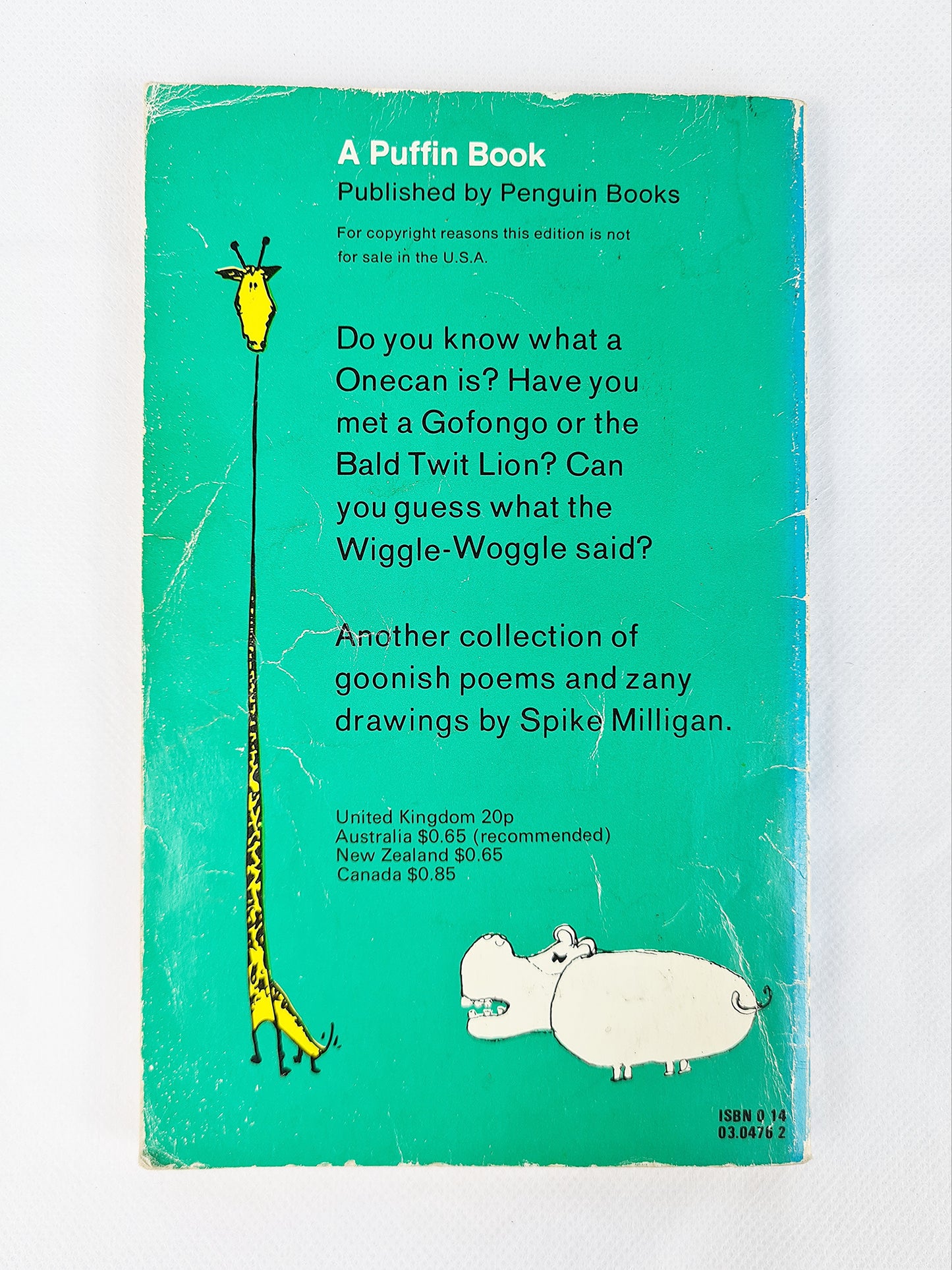 Spike Milligan, A Book Of Milliganimals