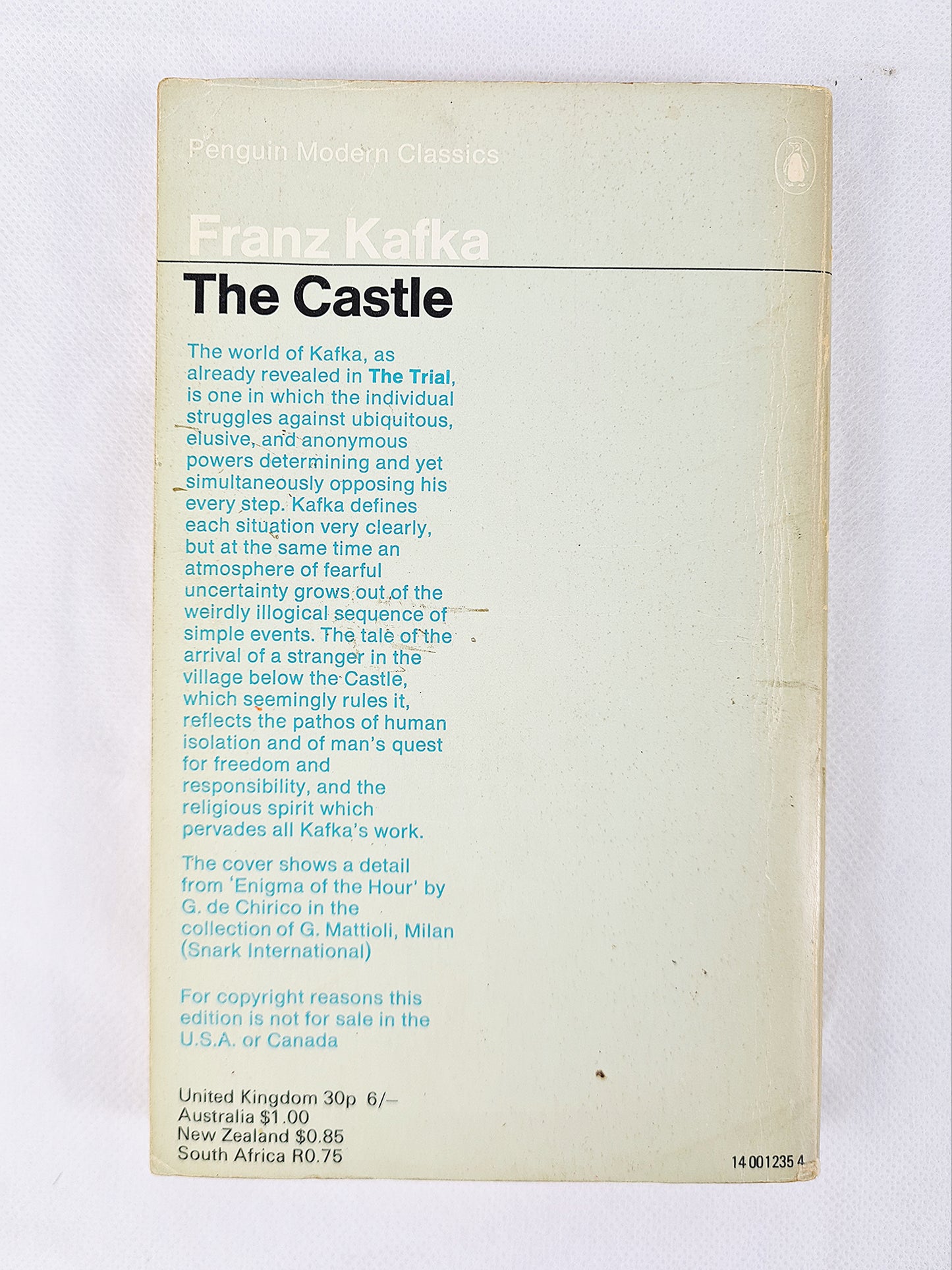 The Castle, Franz Kafka